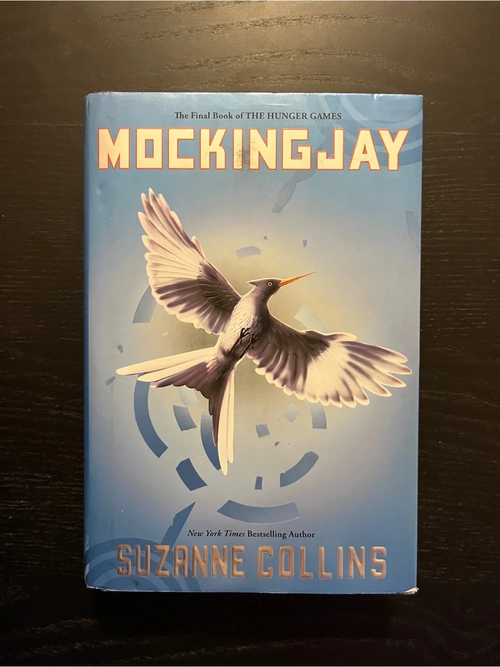 Scholastic Mockingjay Hardcover Book Hunger Games Trilogy Suzanne Collins Blue